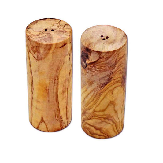 Salière et poivrière en bois d’olivier