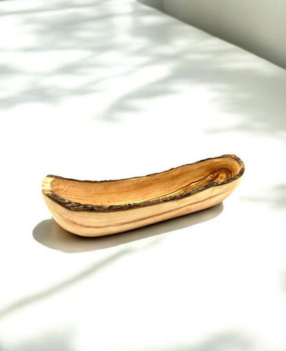 Corbeille en bois d’olivier – 40 à 45 cm