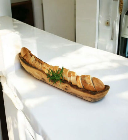 Corbeille en bois d’olivier – 40 à 45 cm