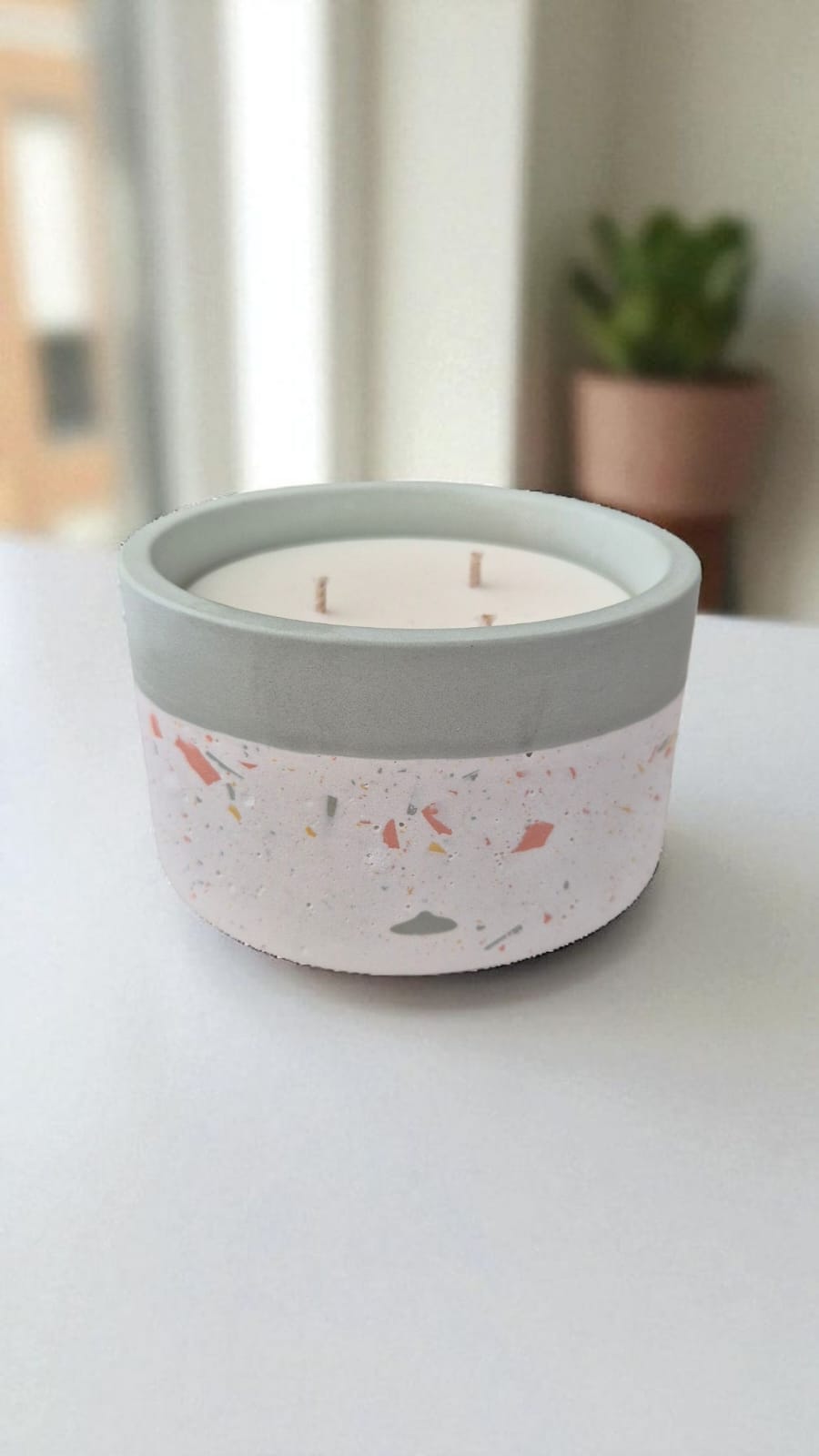 Bougie terrazzo – parfumée & naturelle