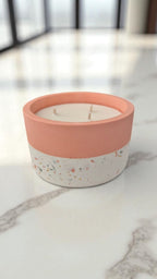 Bougie terrazzo – parfumée & naturelle