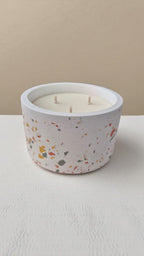Bougie terrazzo – parfumée & naturelle